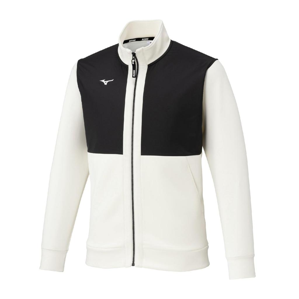 Mizuno Tennis Wear Stretch Sweat Easy To Move Snow White Jacket, In, 62MCC500,