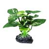 Simulated Reptile Plants For Terrarium Decor, Realistic Artificial Water Plants With Base Amphibian Habitat Decoration, Snake Tortoise Tank Accessorie