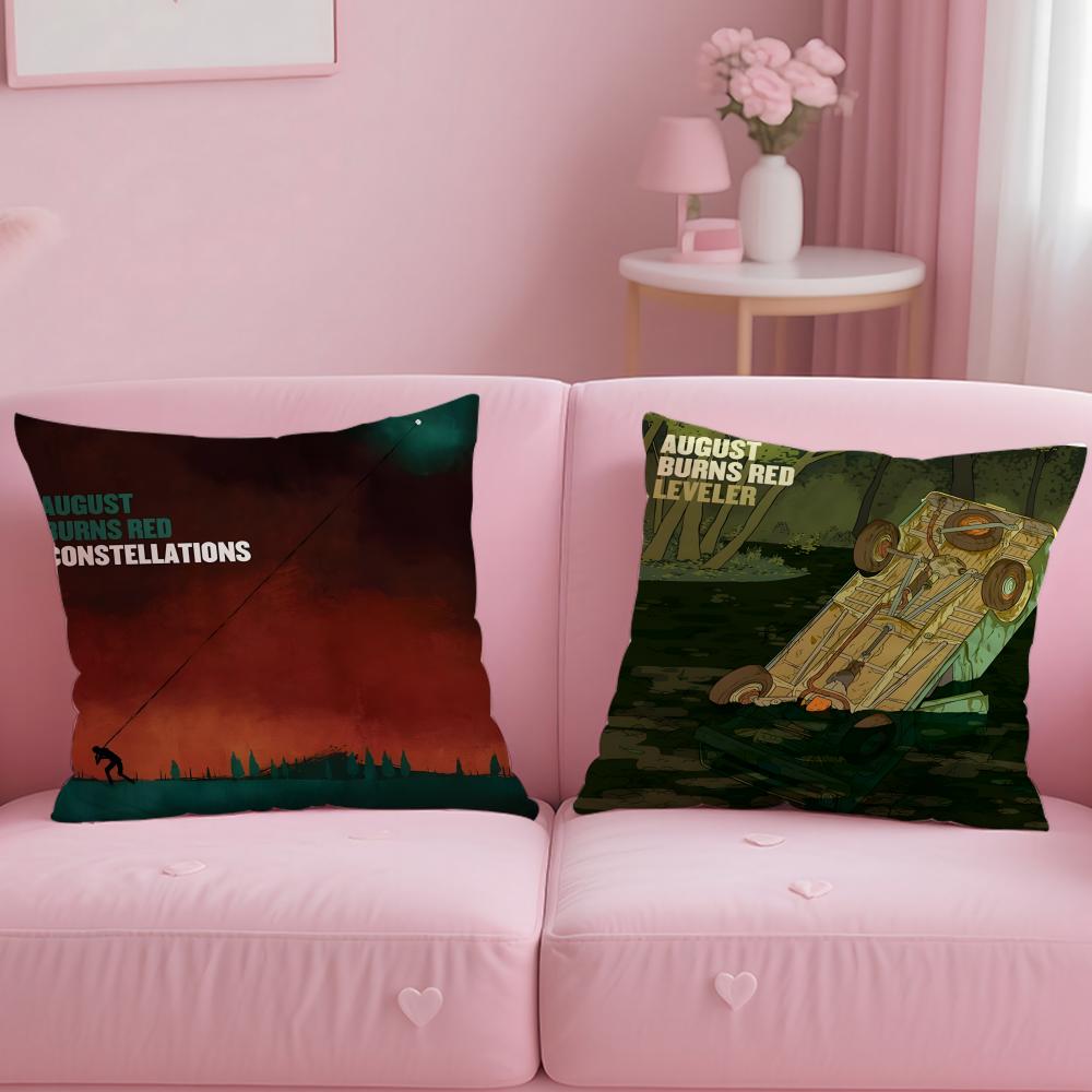 Trendy Aaugust Burns Reded Cushion Cover Comfortable Reversible Pillow Cover Ideal for Car Sofa Bedroom Beyond