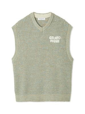 Gelato Pique HOMME Melange Waffle Vest PHNT254971MNTM