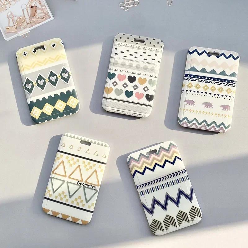 Women Men Business Card Holder Cute Credit Card Holders Bank ID Holders Badge Children Bus Card Cover Case