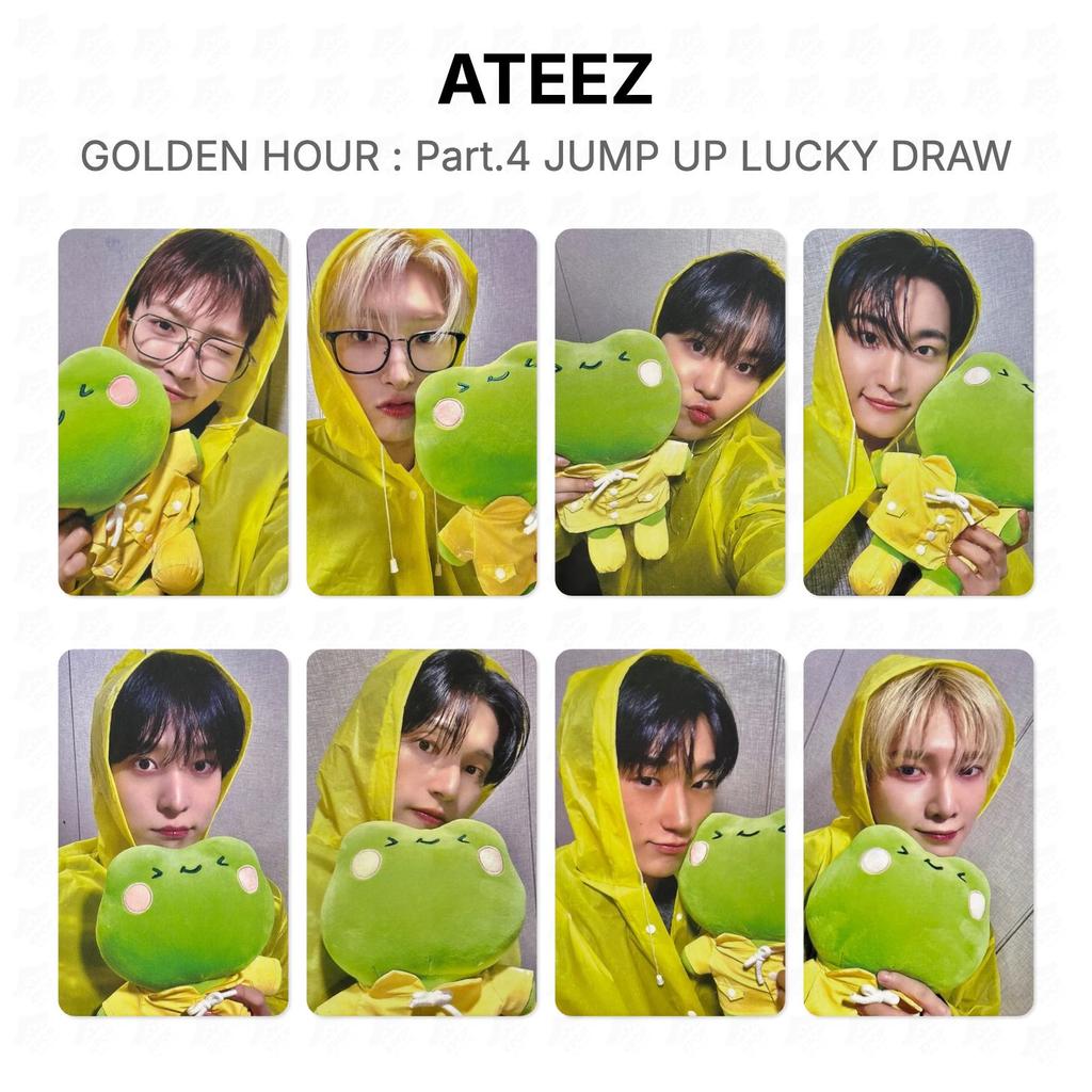ATEEZ GOLDEN HOUR : Part.4 JUMP UP LUCKY DRAW Official Photocard