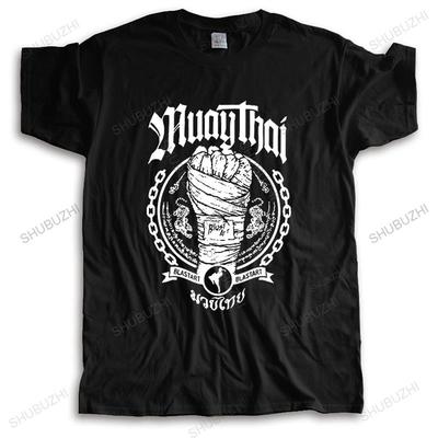 Summer Mens High Quality Tshirt Brand Clothing Thailand Fighting Muay Thai Funny Tee-shirt for Men Streetwear T-shirts Gift