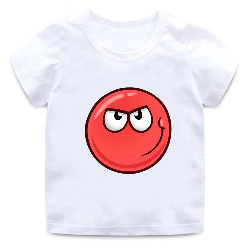 Red Ball 4 Print Cartoon Funny Game Casual Summer New Men Women Tee Adults Children Boy Gril Top Kids Parent Child Cotton Tshirt
