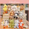 Jinnew Cute Mini Plush Animal Keychain With Pull String For Gifts And Accessories