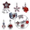 Charms Plata De Ley 925 Silver Monster Activity Flowers Pendant Beads Women's Bracelets Bangles DIY Jewelry Gift