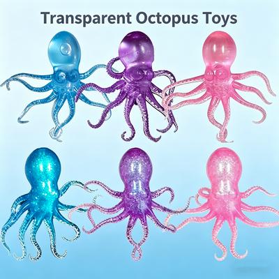 Sale Octopus Soft Stress Relief Toy Cute Relaxing Squeeze Sensory Toy