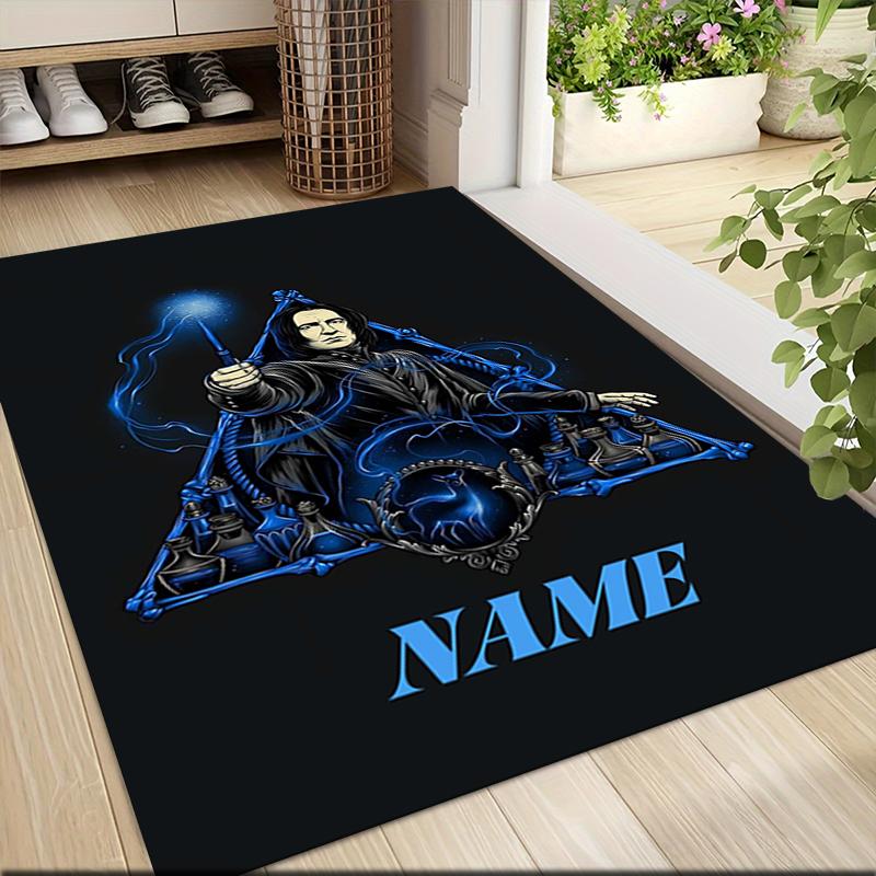 Custom Name "Harry Potter's Magical Journey" Carpet Rug Customizable Soft Washable Anti-Slip Home Living Room Sofa Mats Personalized Rug. 090984