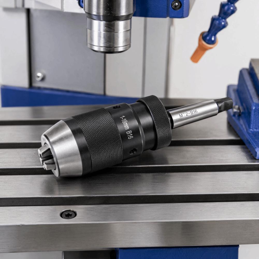 MT2 Arbor Taper Self Tighten Drill Chuck 1-16mm Capacity Lathe Drill Chuck For Drill Machine
