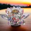 Home Decor Items Positive Energy Fengshui Crystal Lotus Flower