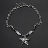 Star Pendant Clavicle Necklace Preal-Decor Stylish Chic Necklace Boho Chunky Chain Jewelry Choker Necklace Perfect Gifts