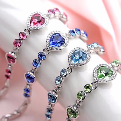 Fashion Bracelet Peach Heart Female Bracelet Exquisite Jewelry