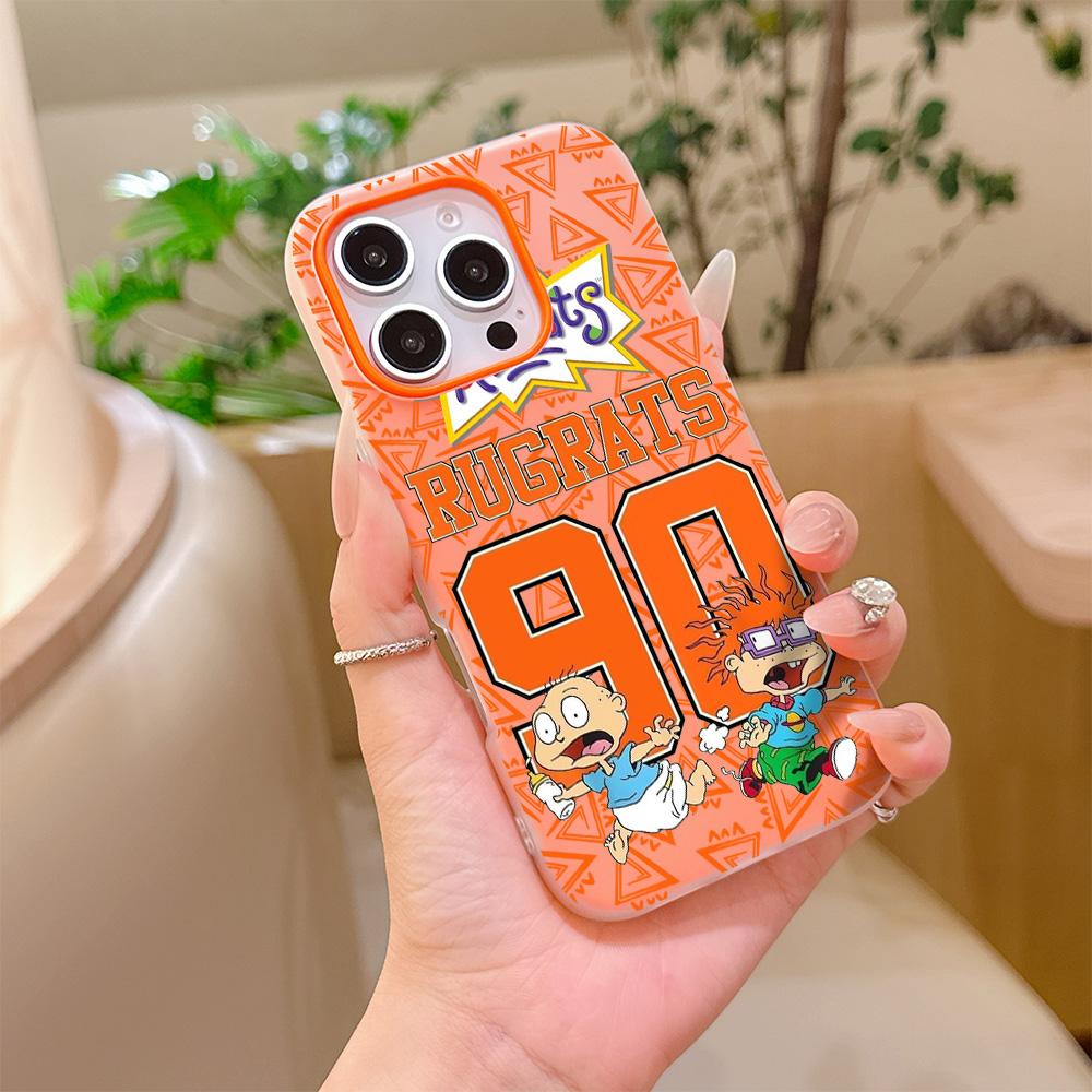 

Cute Funny R-Rugrats Matte Candy Color 2 in 1 Phone Case for Samsung Galaxy A56 A36 A26 A17 A07 A06 A35 A16 A24 A15 A14 4G 5G Samsung A56 5G