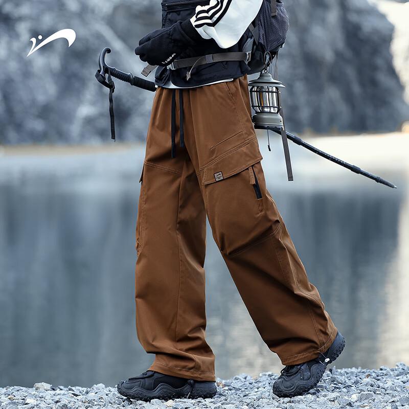 Guirenniao Men's Outdoor Loose Fit Cargo Pants