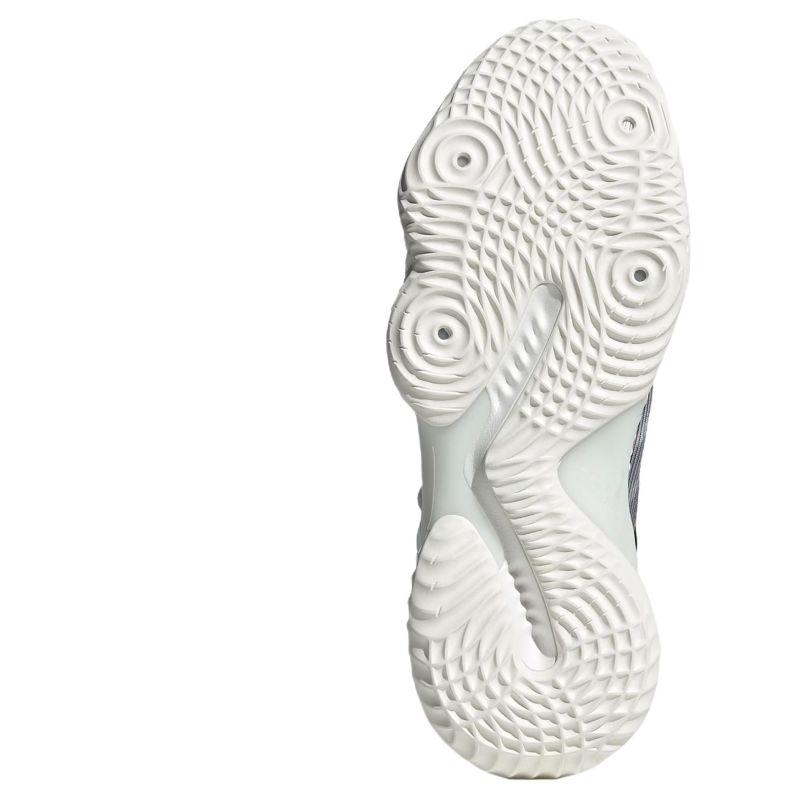 Adidas Cushioning Wear-Resistant Mid-Top Basketball Shoes Unisex White Red Sneakers JH8078