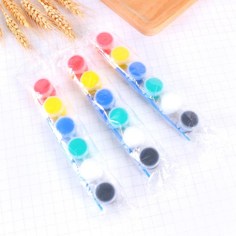 Children s DIY 6-Color 5ml Acrylic Watercolor Paint Set 5ml