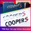 Black 3D Electroplated CooperS Emblem for BMW MINI Rear