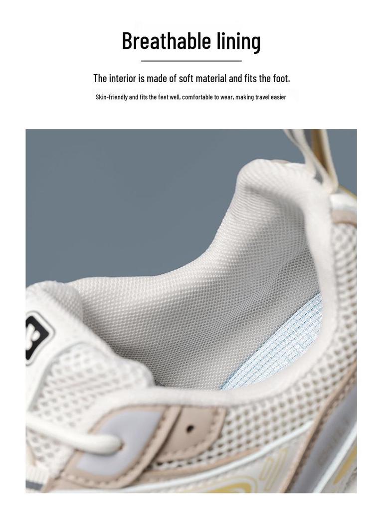 Męskie Letnie Sneakersy z Siateczki - Modne, Oddychające, Wszechstronne, Grubo-Podeszwowe Koreański Styl Dad Shoes