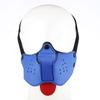 Puppy Play Gay Toys Rubber Half Face Dog Mask Hood Sex Toys for Men Adult Games Slave Bondage Restraint Muzzle Mask with