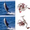 High-performance Metal Spinning Fishing Reel With Smooth Operation And Durable Design
