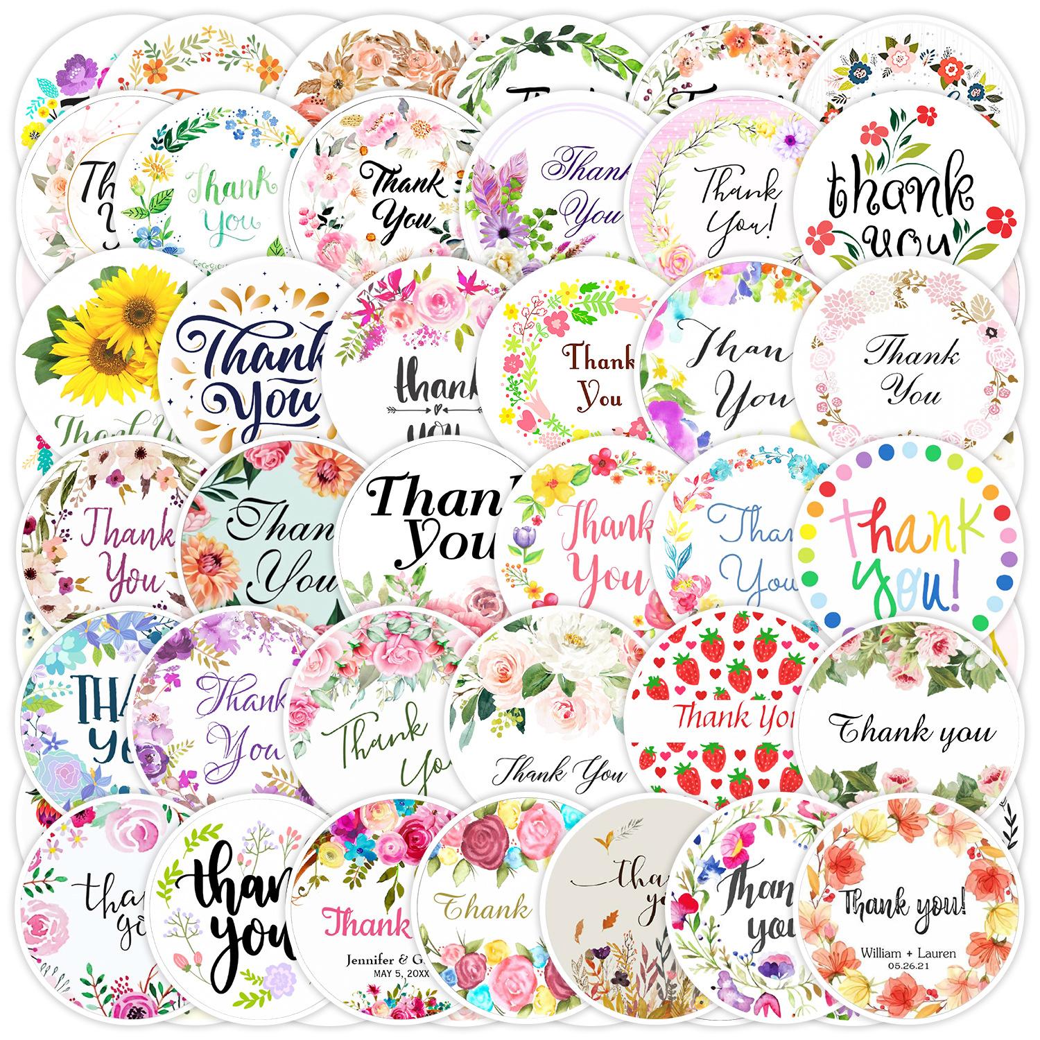 

50 шт., спасибо, ноутбук, скейтборд, чашка для воды, багаж, граффити, декоративные наклейки