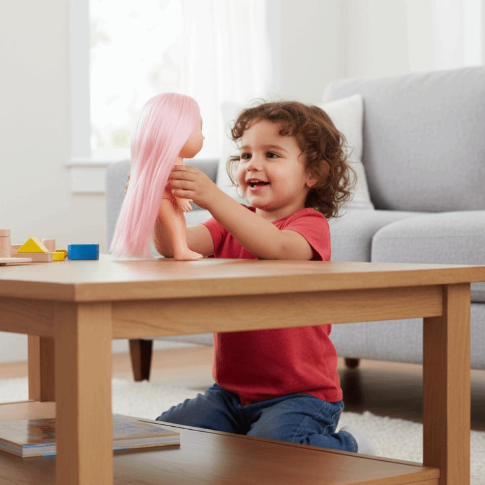 Dunkle Haut Mia Kartoffelpuppen Anzieh Actionfigur Körper 24cm Bohnenauge Vinylpuppe Kindergeschenk