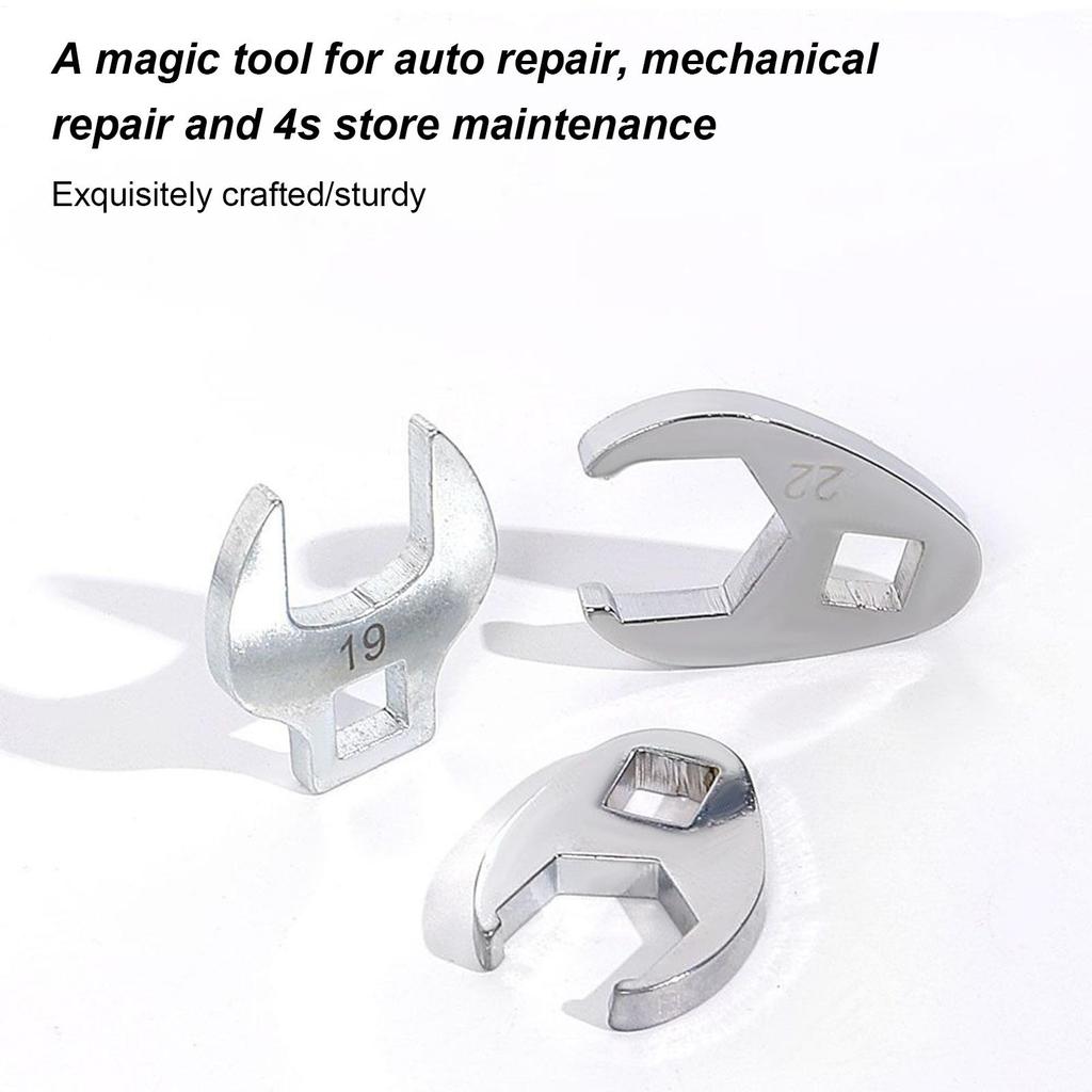Auto Wrench Set 9 Pieces Car Tool Set Oil Pipe Spanner Tools For Automotive Motorcycle Truck Trailer Repair Work Household