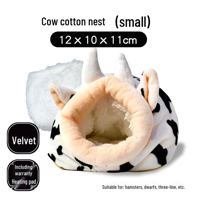 Winter Warm Cotton Nest for Small Pets: Hamsters, Chinchillas, Hedgehogs, Squirrels & Rabbits