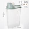 Grain Storage Container With Measuring Cup