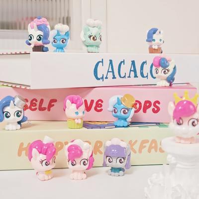 Original My Little Pony Magic Kitchen Series Blind Box Kawaii Mini Doll Mystery Anime Figur Decora Collection Birthday Gifts Random Trendy Surprise