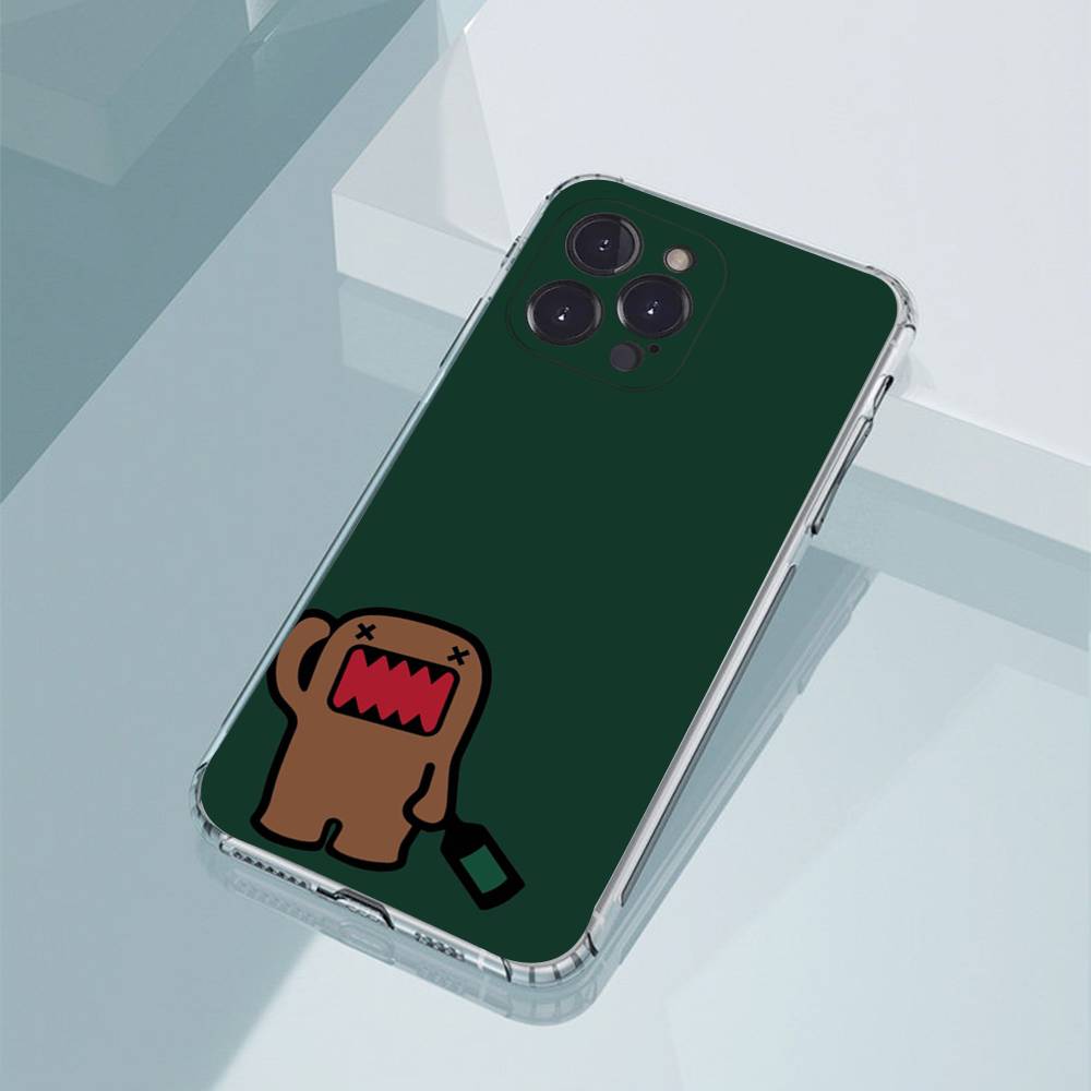 Cute Domo-kun Phone Cases For iPhone17,16,15,14,13,12,11,Pro,Max,Plus Luxury Camera Protection Plastic