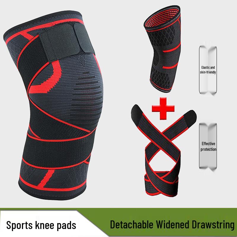 Knitted Compression Sports Knee Support 2XL