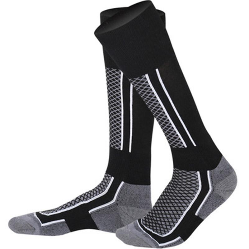 Winter Warm Thicken Ski Stockings Unisex Outdoor Full Cushioned Hiking Breathable Socks Anti-Cold High Sports Socks for Travel