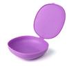 Silicone Menstrual Disc Cup with Storage Box and Built-in Handle for Women