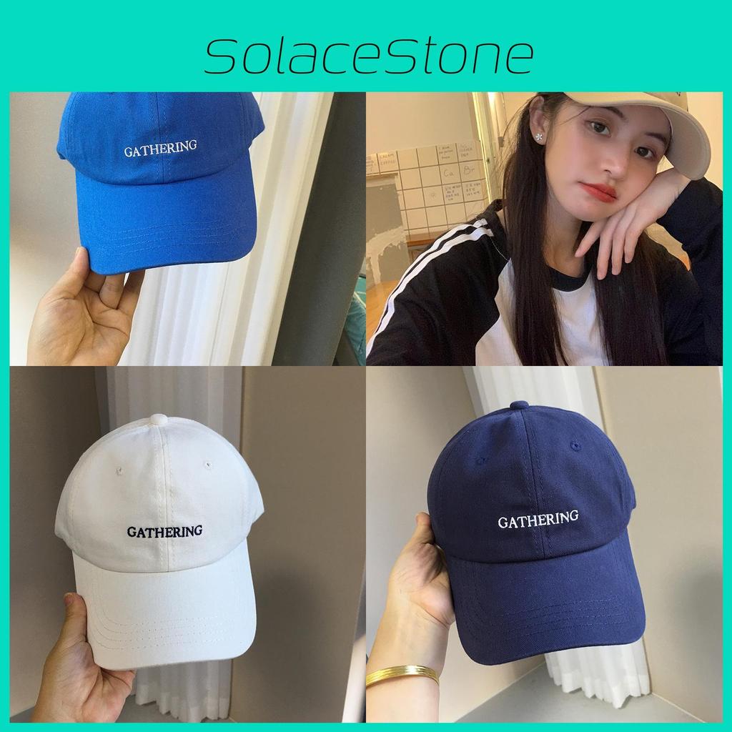 Unisex Adjustable Baseball Cap With Breathable Fabric And Trendy Embroidery Letter