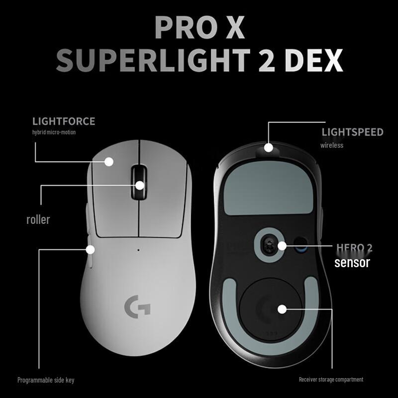 Logitech G PRO 2 LIGHTSPEED Wireless Gaming Mouse