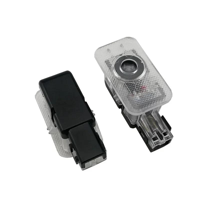 2PCs Car Door Light LED Welcome Laser Projector Logo Lamp Backlight For Volvo Rdesign Polestar AWD V50 S60 XC60 S40 XC40 XC90 V6