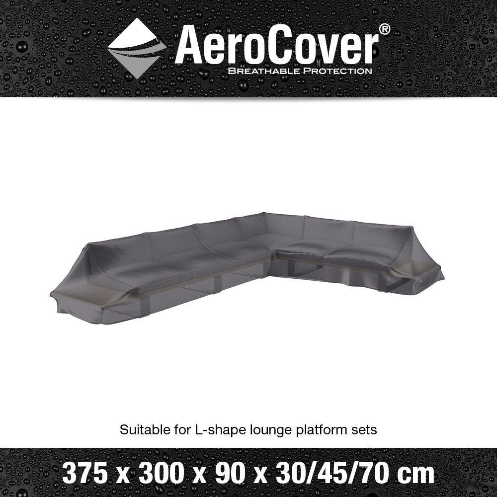 Cover for Garden Corner Set 7888 300X375X70 Aerocover Gray Homms