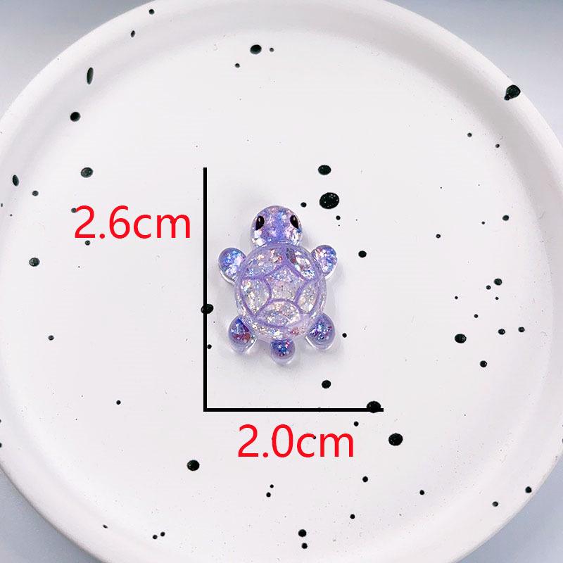 Flashing Resin Luminous Turtle Ornaments - Large & Small DIY Accessories