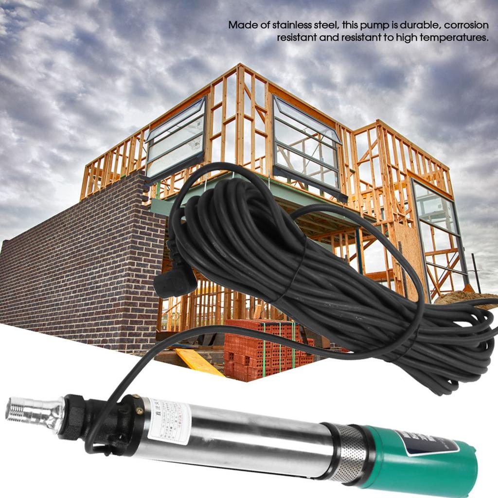 1   48V 60V 4 5m‑45 55m DC Deep Well Pump High Lift Solar Submersible Water Pump 20m Line