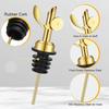 Oil Bottle Stopper Cap Dispenser Sprayer Lock Wine Pourer Sauce Nozzle Liquor Leak-Proof Plug Bottle Stopper Kitchen Tools