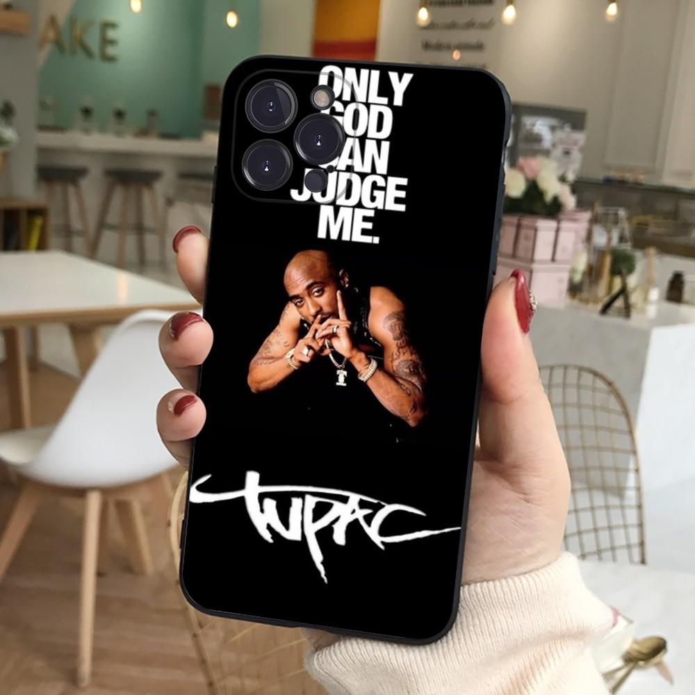 2pac Singer Phone Case For iPhone 15 14 11 12 13 Mini Pro XS Max Cover 6 7 8 Plus X XR SE 2020 Funda Shell
