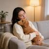 Pet Theme Plush Dog Figurine For Home Decor Creativity Gift Idea