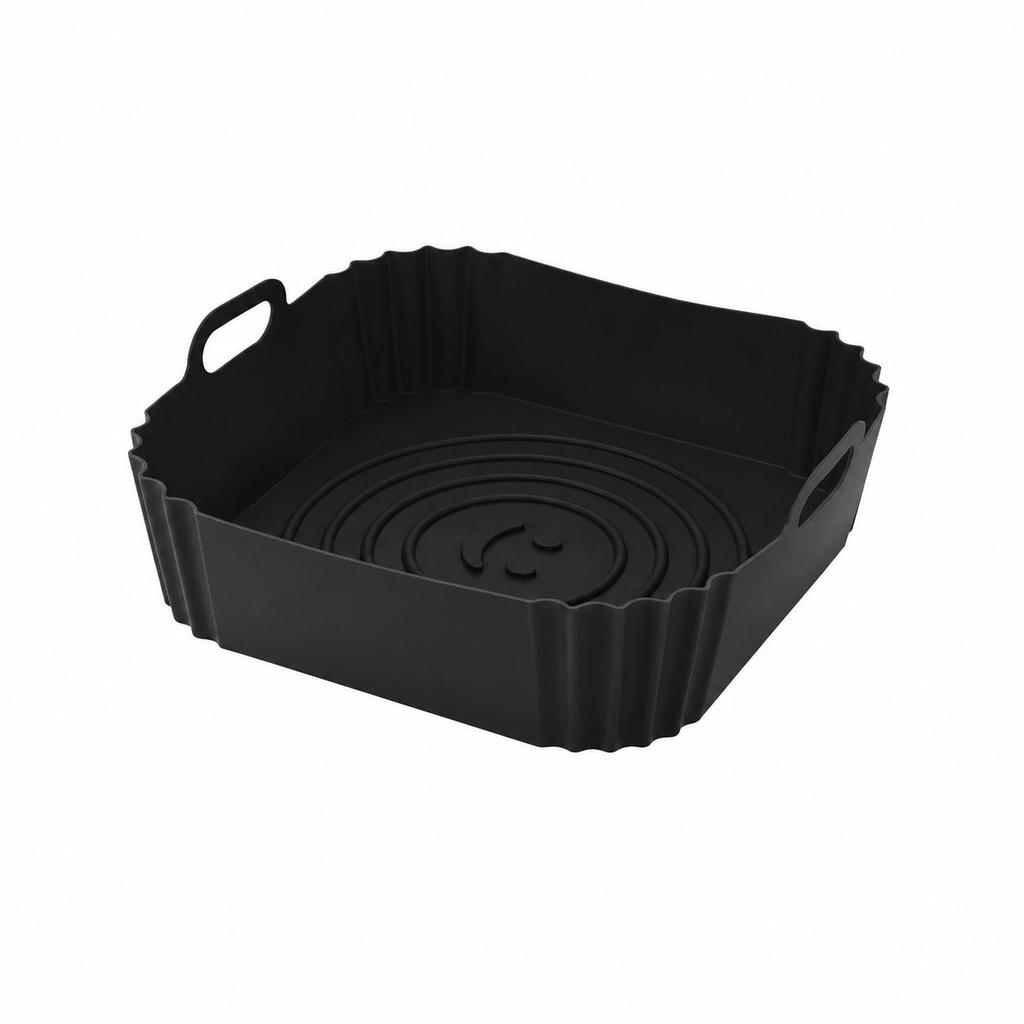 Silicone Air Fryers Oven Baking Tray Reusable Airfryer Pizza Pan Accessories Airfryer Non-stick Silicone Liner Kitchen Gadgets