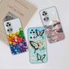 For Huawei P50 Pro P50E Phone Case Lucky Flowers Patterns Transparent Protective Funda For Huawei P 50 Soft TPU Silicone Bumper