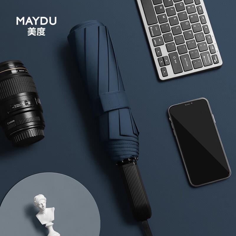 Трехскладной ветрозащитный двойной зонт Mido