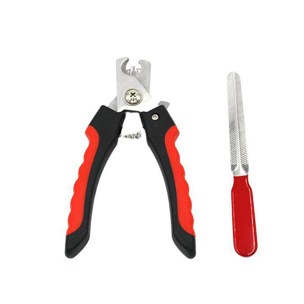 Pet Nail Safety Cutter Tool Claws Scissor Cut Product Stainless Steel Pet Dog Cat Nail Toe File Trimmer Clipper