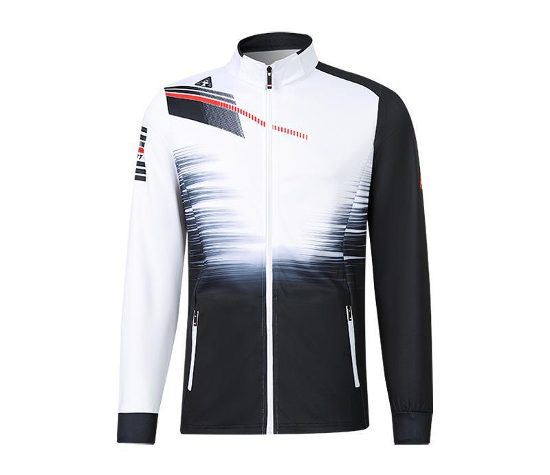 Unisex Long Sleeve Sports Jacket: Badminton, Coaching & Running Training Suit, Sports Event Entrance Wear