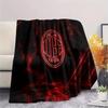 Associazione Calcio Milan Flannel Blanket, High quality Comfortable for All Seasons, Home Decor, Warmth and Comfort