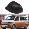 Replavcement Matte Black Side Rearview Mirror Cap Wing Mirror Cover for Volkswagen Transporter T5 T5.1 T6 2010-